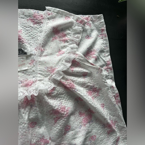 Vintage  Sears Traditions Women’s Floral Nightgown Size Small Lace feminine - Picture 5 of 9